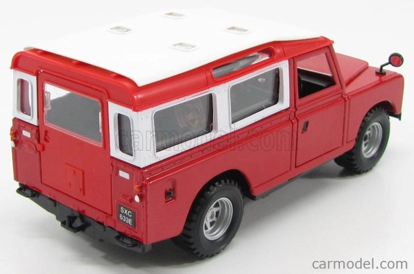 Bburago Land rover Land Rover 110 1976 1:24 červená biela