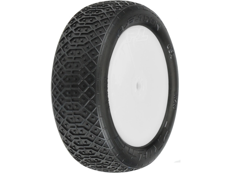 Kolesá Pro-Line 2,2", pneumatiky Electron MC 2WD Buggy, disk Velocity H12 white - predné (2)