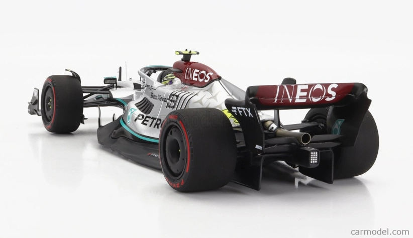 Minichamps Mercedes gp F1 W13e Mercedes-amg Petronas F1 N 44 1:18, stříbrná