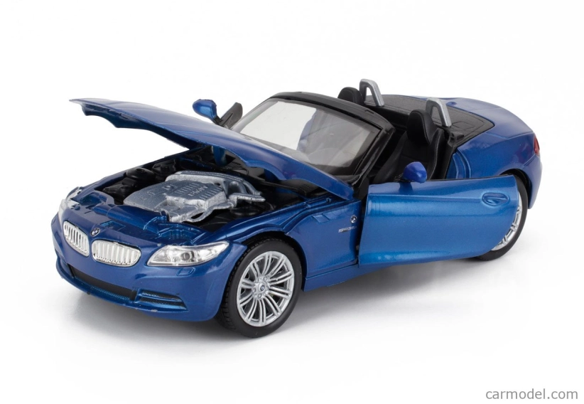 Newray BMW Z4 Spider Cabriolet Open 2009 1:24 Blue