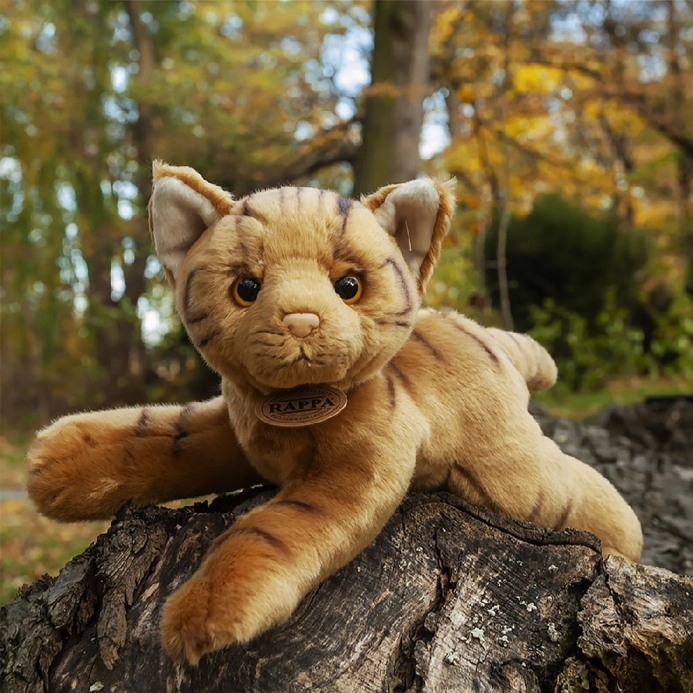 Rappa Plyšová mačka ležiaca 30 cm ECO-FRIENDLY