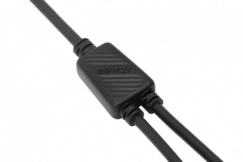 Adaptér Exway Flex Pro na pripojenie dvoch rýchlonabíjačiek GaN