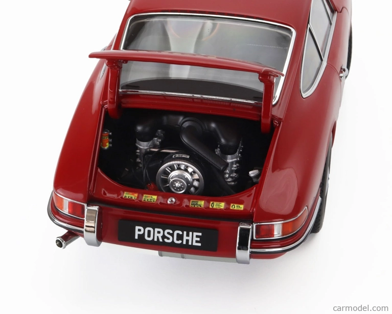 Kyosho Porsche 911 901 Coupe 1964 1:18 Značka Červená