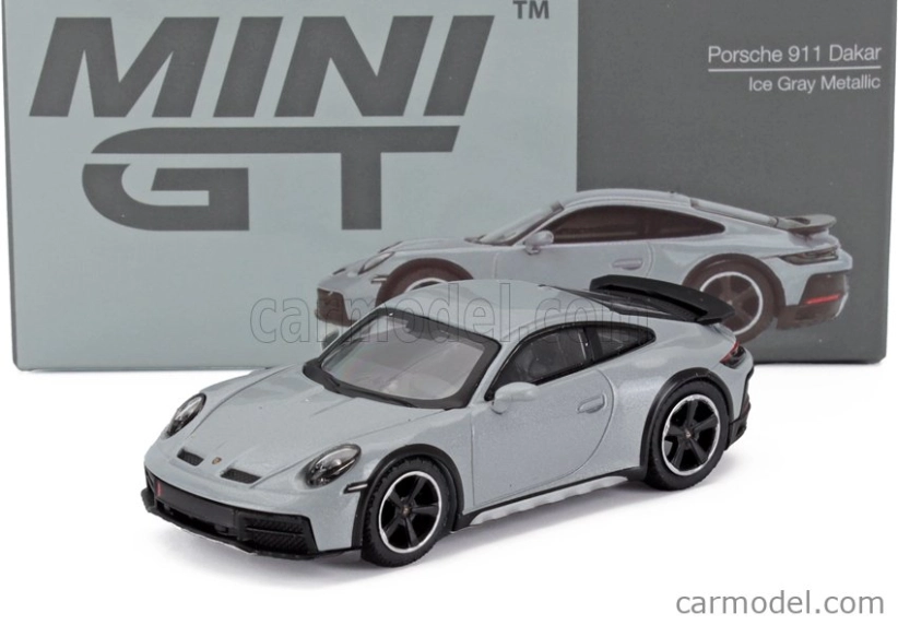 Mini-gt Porsche 911 992 Dakar Coupe 2023 1:64 Silver