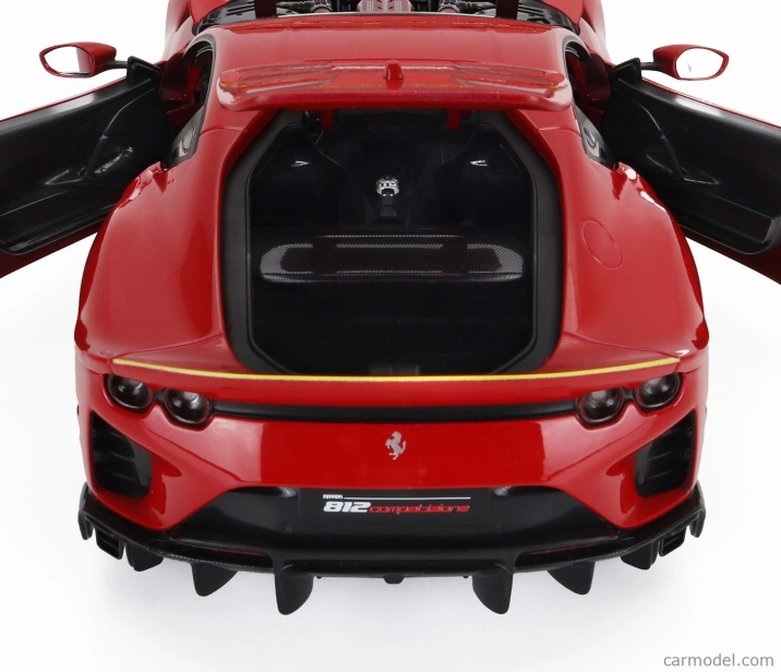 Bburago Ferrari 812 Competizione 2021 1:18 Rosso Corsa – červená