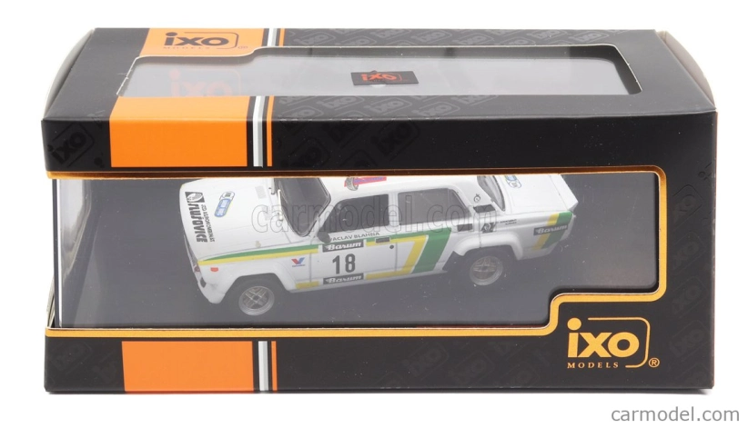 Ixo-models Lada fiat 2105 Vfts N 18 Rally Barum Tribec 1988 V.blahna - P.schovanek 1:43 Bílá Zelená Žlutá