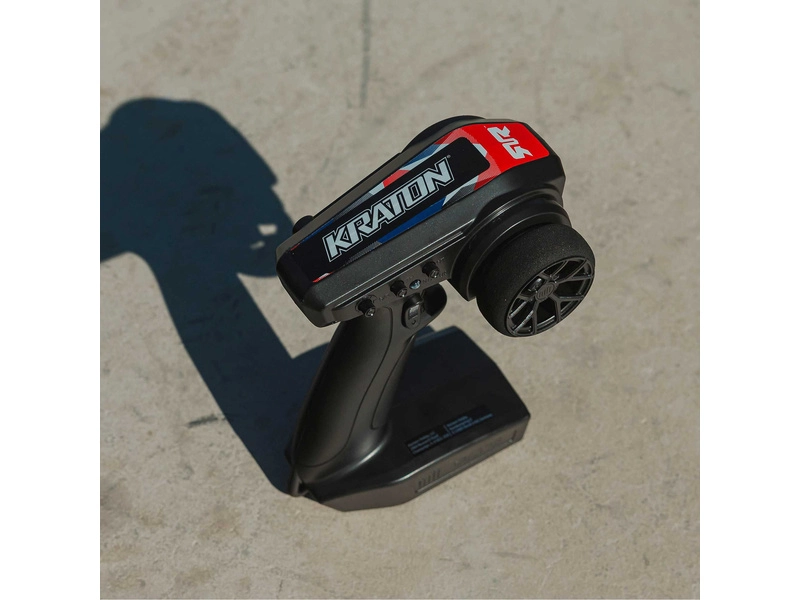 RC auto Arrma Kraton 6S V6 BLX 1:8 4WD RTR, modrá/růžová