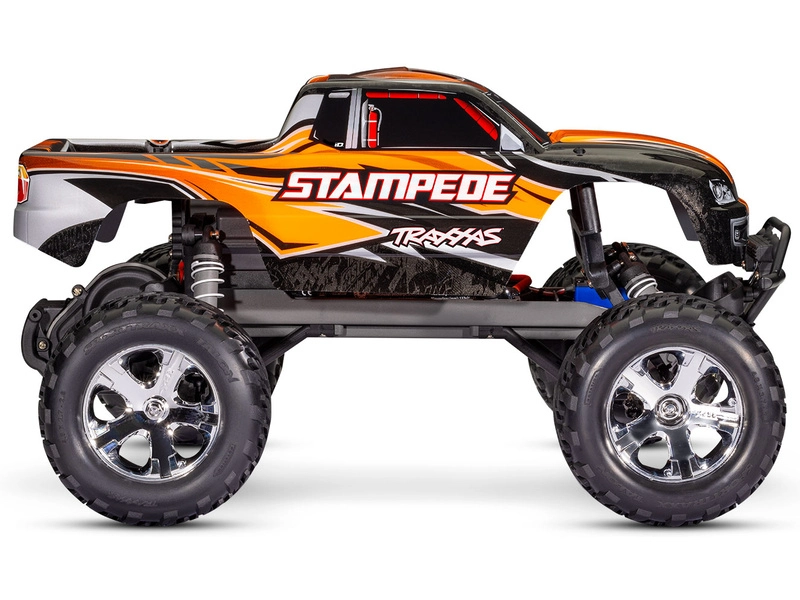 RC auto Traxxas Stampede 1:10 RTR s LED osvětlením, oranžová