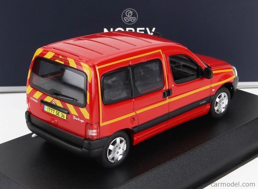 Norev Citroen Berlingo Sapeurs Pompiers 2004 1:43 Červeno-žltá