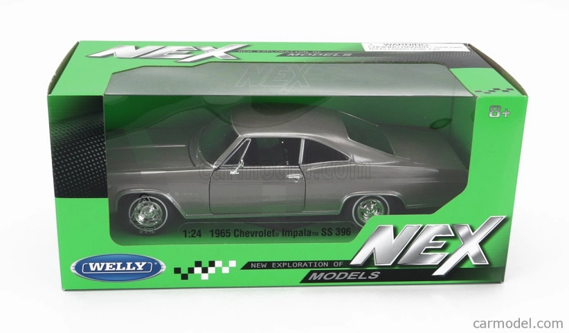 Welly Chevrolet Impala Ss 396 Coupe 1965 1:24 Black