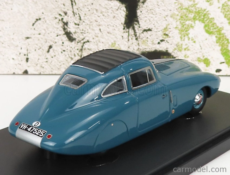 Autocult Opel Super 6 Streamliner Germany 1938 1:43 Šedomodrá