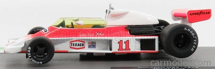 Edicola Mclaren F1 M23 Ford N11 Majster sveta sezóna 1976 James Hunt 1:43 Biela oranžová