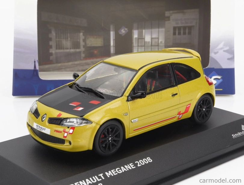 Solido Renault Megane R26-r 2009 1:43 žltá čierna