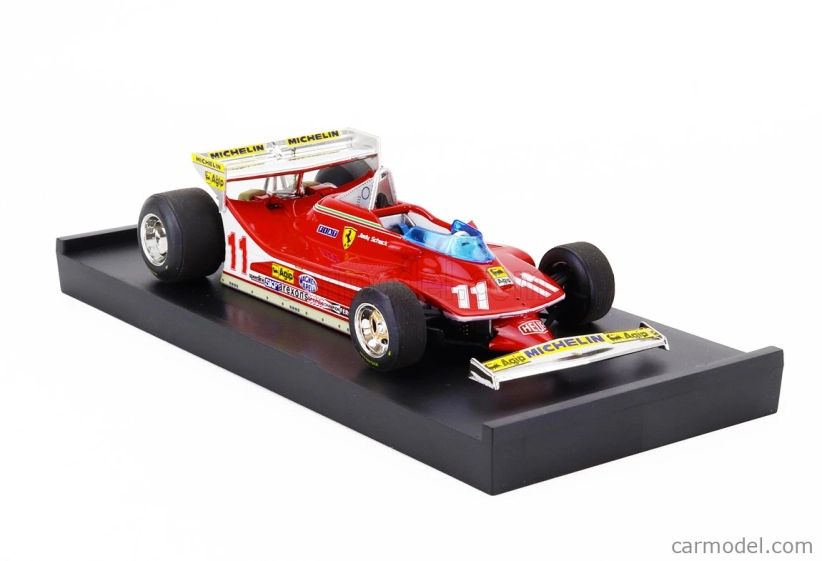 Brumm Ferrari F1  312t4 N 11 World Champion Winner Monaco Gp 1979 Jody Scheckter 1:43 Red