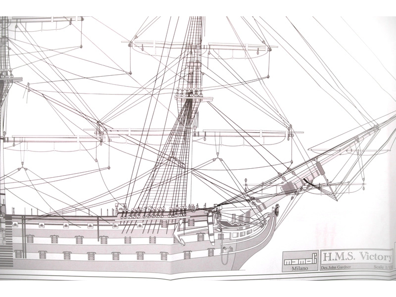 MAMOLI H.M.S. Victory 1765 1:150 kit