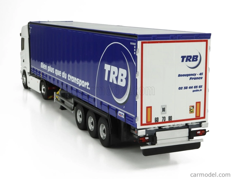 Eligor Scania S500 Truck Telonato Trb Transports 2018 1:43 Bílá Modrá