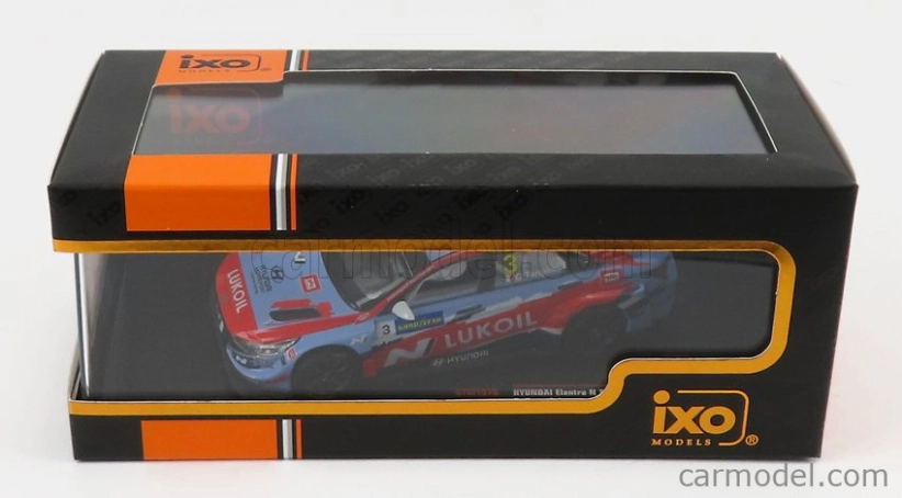 Ixo-models Hyundai Elantra N Tcr Team Lukoil N 3 Wtcr Portugalsko 2021 G.tarquini 1:43 Svetlo modrá červená