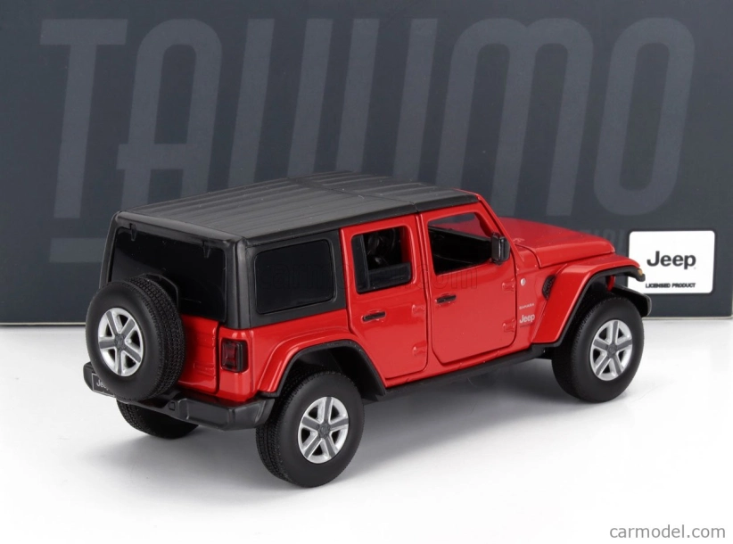 Tayumo Jeep Wrangler Sahara Hard-top 2012 1:32 Červená Černá