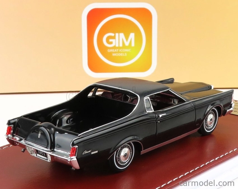 Great-iconic-models Lincoln Continental Mark Iii Farm And Ranch 1971 1:43 Black