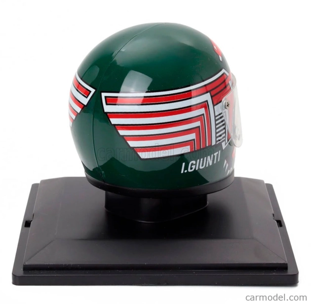 Edicola Helma F1 Casco Helma Ignazio Giunti 312b Team Ferrari Sezóna 1970 1:5 Tmavo zelená červená biela