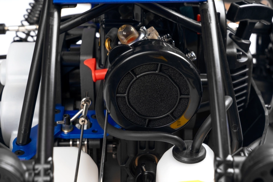 HiMOTO 1:5 Buggy RAPTOR 5XB 32cc 2,4 GHz RTR set, šedá