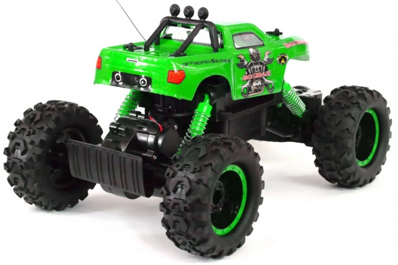 RC auto King Crawler, zelená