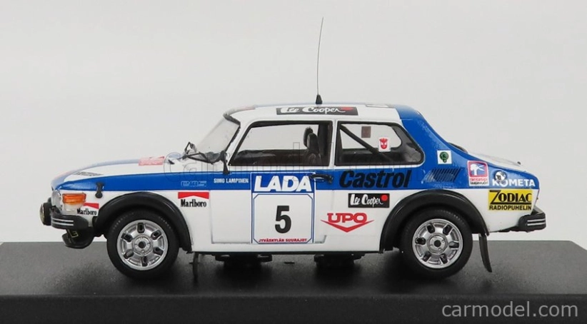 Trofeu Saab 99 N 5 Rally 1000 Lakes 1977 S.lampinen - J.markkanen 1:43 Bielo modrá