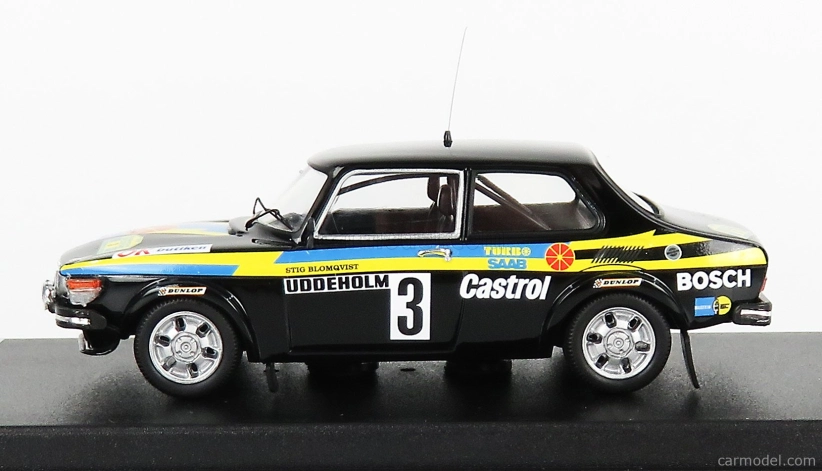Trofeu Saab 99 Turbo N 3 Winner Rally Sweden 1979 S.blomqvist - B.cederberg 1:43 Black