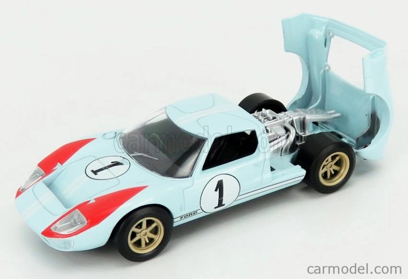 Norev Ford usa Gt40 Mkii 7.0l V8 Team Shelby American Inc. N 1 2nd (but Really Winner) 24h Le Mans 1966 K.miles - D.hulme 1:43 Světle Modrá