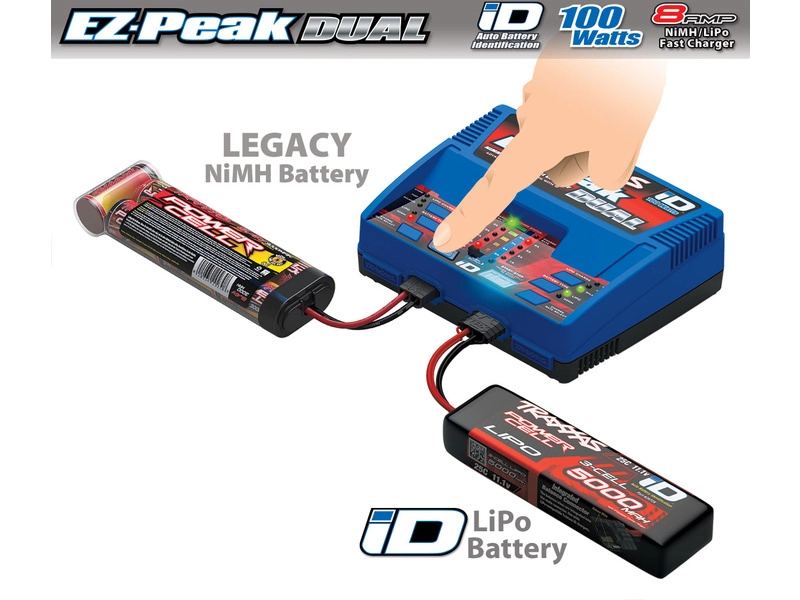 Traxxas nabíječ EZ-Peak Plus LiPo/NiMH Dual 2x50W