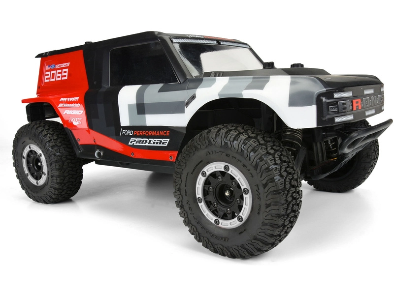 Pro-Line 2,2/3,0" Raid bead lock H12/H14 SC strieborná/čierna (2)