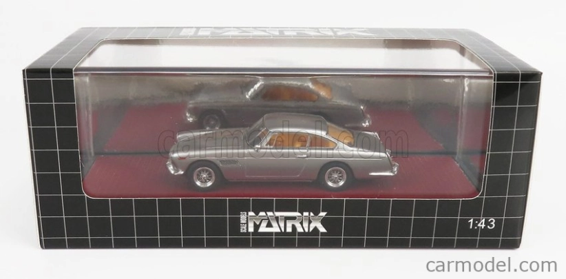 Modely v mierke Matrix Ferrari 250gt 2+2 Coupe 1960 1:43 Strieborná