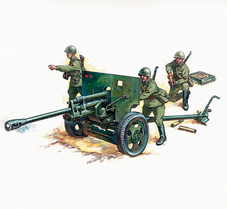 Zvezda Snap Kit - ZIS-3 76mm (1:72)