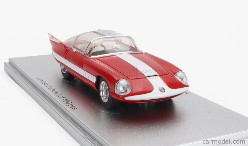 Kess-model Alfa romeo 6c 3000 Superflow Ii Pininfarina 1956 1:43 červená biela