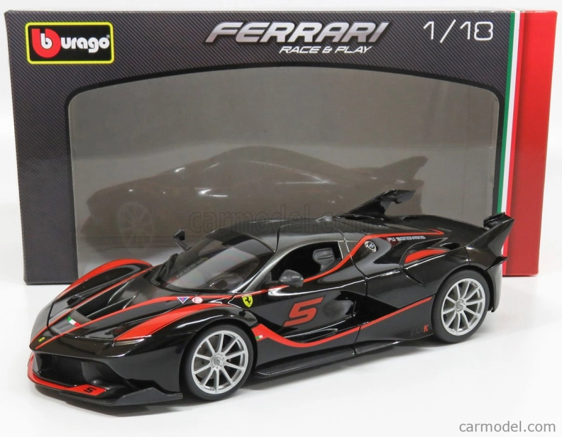 Bburago Ferrari FXX K 1:18 čierna