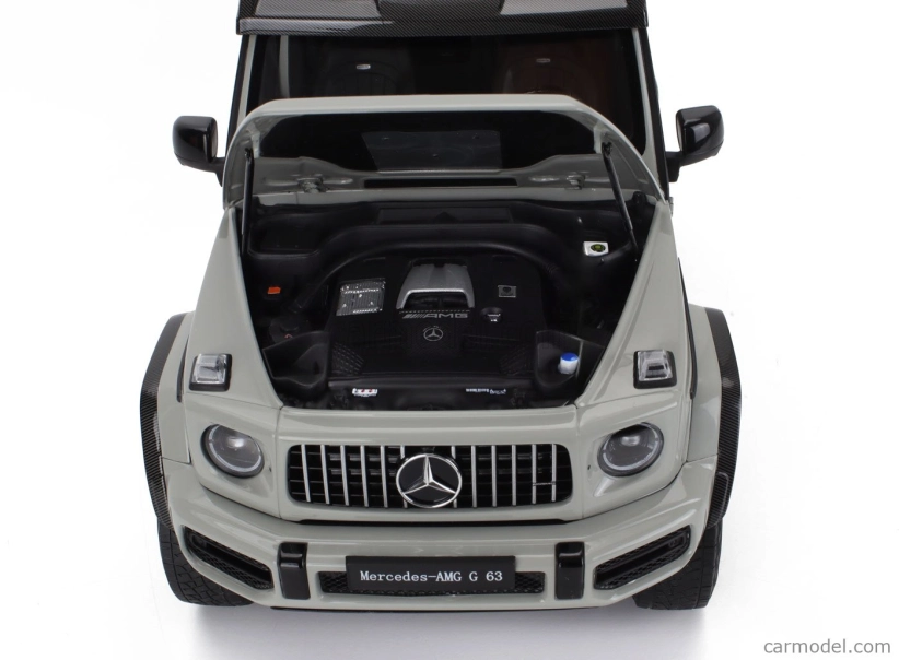Almost-real Mercedes benz G-class G63 Amg (w463) 4x4 2023 1:18 Arabská Šedá