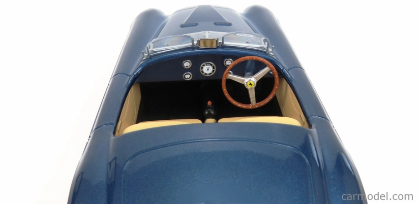 Kk-scale Ferrari 166mm Barchetta Spider 1949 1:18 Modrá