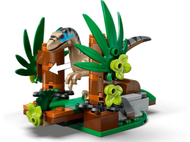 LEGO Jurský svet - Útek pred raptorom v terénnom aute