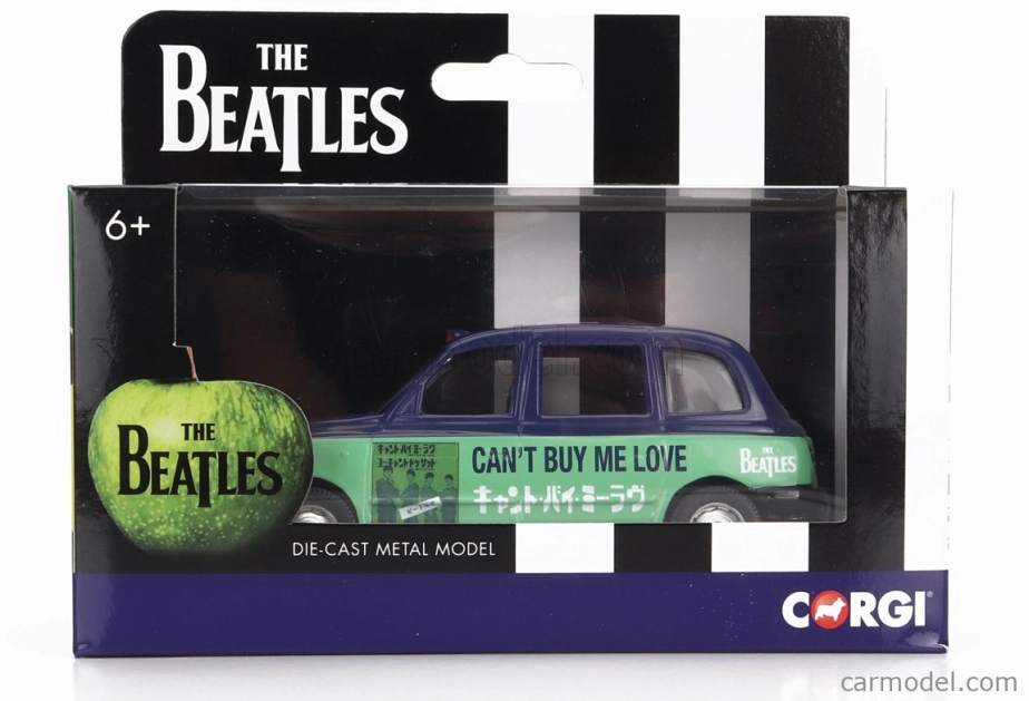 Corgi Austin London Taxi Lti Tx4 2007 - The Beatles - Can't Buy Me Love 1:36 Modrá Zelená