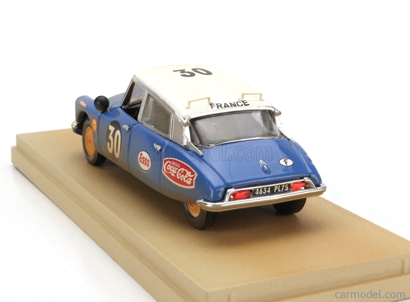 Rio-models Citroen Ds19 (dirty And Night Version) N 30 Rally East African Safari 1965 Bob Neyret - Jacques Terramorsi 1:43 Modrá Bílá