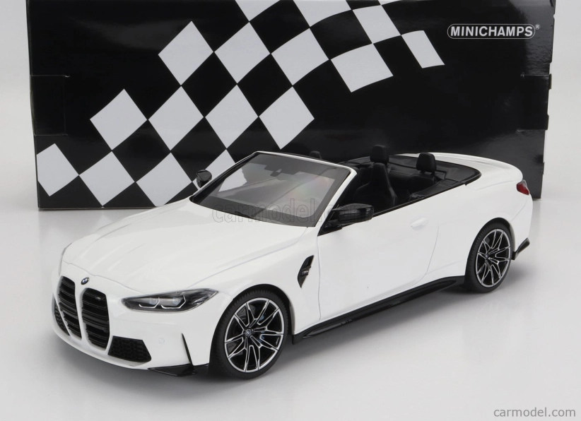 Minichamps BMW radu 4 M4 (g83) Cabriolet 2020 1:18 Biela