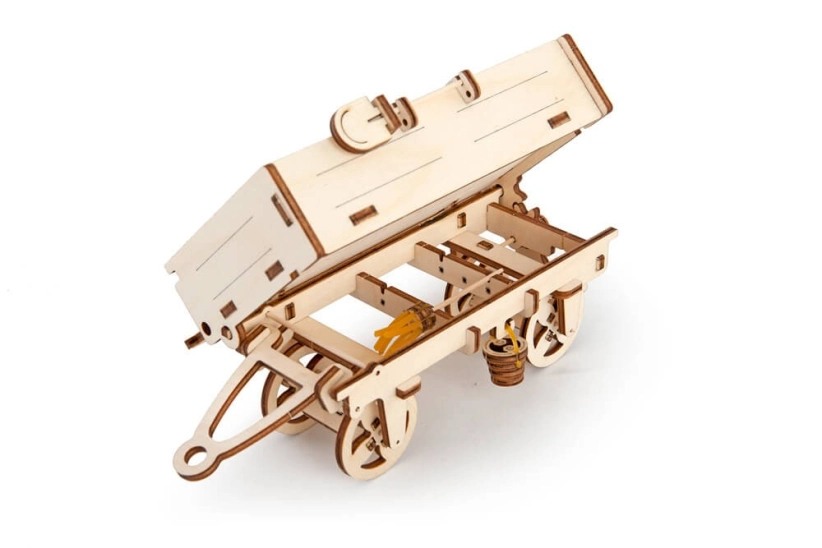 Ugears 3D drevené mechanické puzzle Vlečná loď