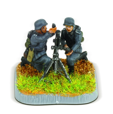 Zvezda figurky - německý minomet 81mm s vojáky (1:72)