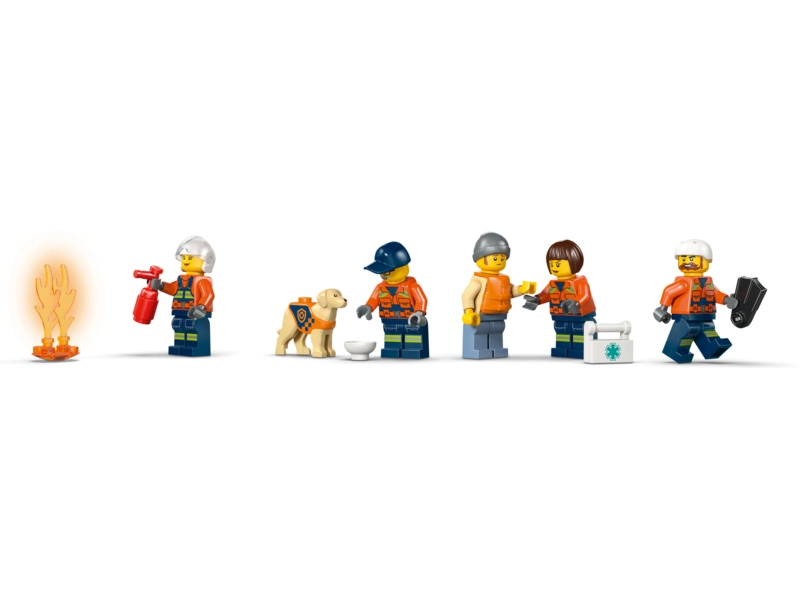 LEGO City - Záchranný čln pobrežnej hliadky a vrtuľník