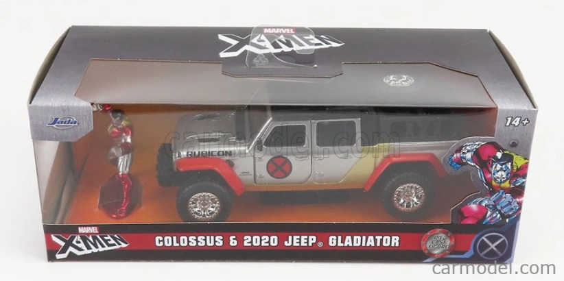 Jada Jeep Gladiator Pick-up 2021 - With X-men Figure 1:32 Silver