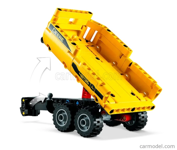 Lego John deere Lego Technic - 9620r 4wd Traktor s prívesom 2018 - 390 Pezzi - 390 dielikov zeleno žltá