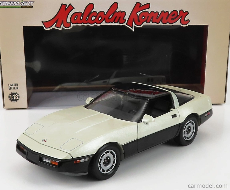 Greenlight Chevrolet Corvette C4 Coupe 1986 - Malcom Konner 1:18, béžová