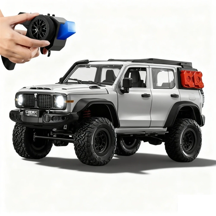 RC auto TopFire 300, strieborná