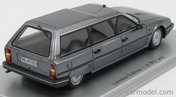 Kess-model Citroen Cx 25 Trd Turbo 2 Break 1986 1:43 Grey Met Evb