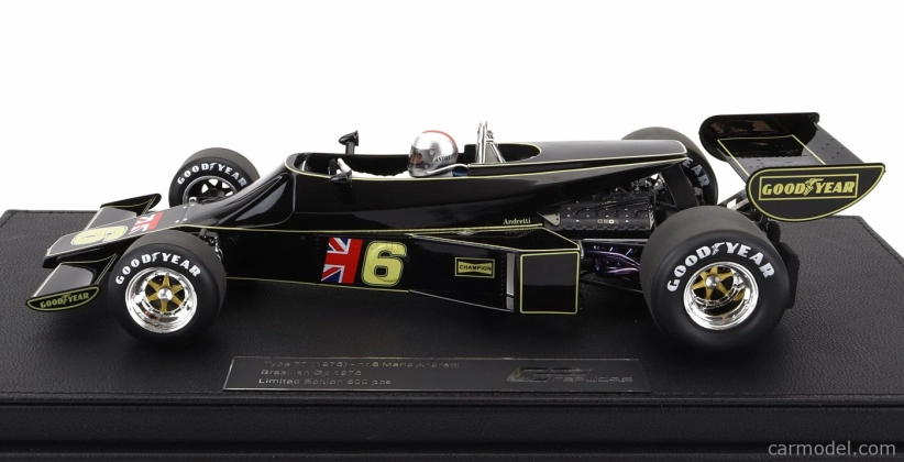 Gp-replicas Lotus F1 77 John Player Team Lotus N 6 Mario Andretti 1:18, černá